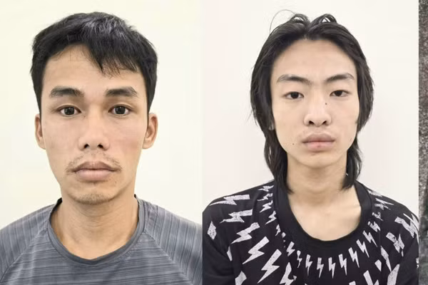 Các đối tượng bị bắt vì hành vi trộm cắp dây điện tại các trạm biến áp.