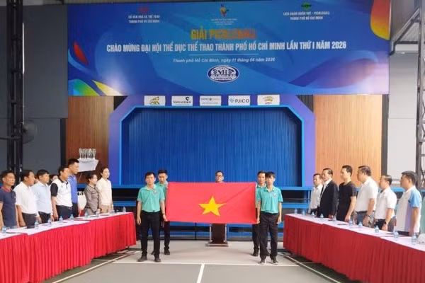 Nghi thức khai mạc Giải Pickleball chào mừng Đại hội Thể dục thể thao Thành phố Hồ Chí Minh lần I.