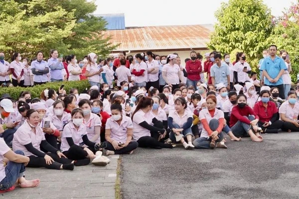 Công nhân lao động tại Công ty TNHH Panko Vina.