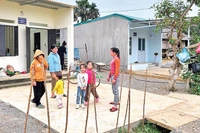 Nhiều gia đình đã an cư lạc nghiệp nhờ Chương trình xóa nhà tạm, nhà dột nát.