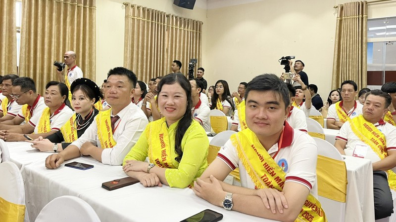 Những gương mặt tiêu biểu hiến máu tình nguyện được tôn vinh năm 2025. tv2.jpg