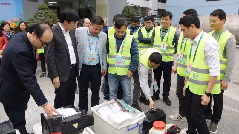Lãnh đạo Sở Y tế Hà Nội kiểm tra trang thiết bị, thuốc, hóa chất đáp ứng công tác y tế phục vụ Đại hội XIV của Đảng.