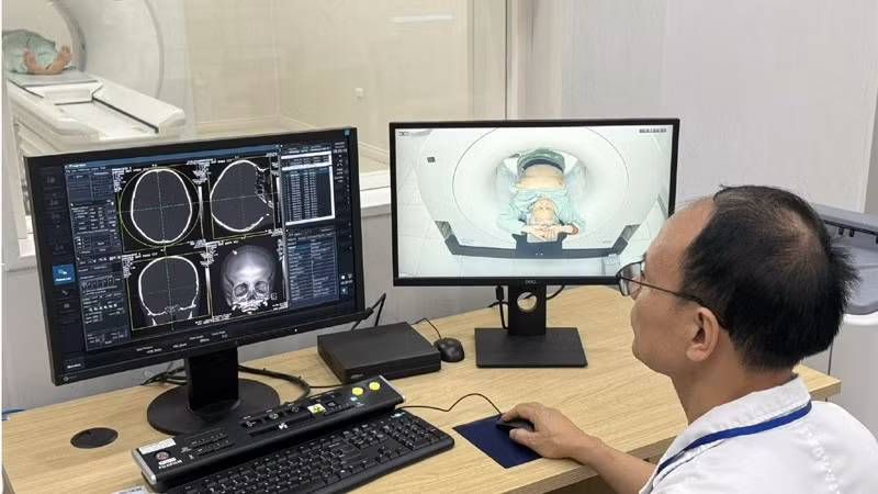 Bệnh viện đa khoa Chương Mỹ (Sở Y tế Hà Nội) triển khai các kỹ thuật hiện đại phục vụ công tác khám, điều trị cho người bệnh.