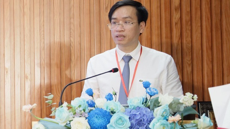Tiến sĩ, Bác sĩ Nguyễn Thành Vinh phát biểu tại hội nghị. hd2222.jpg
