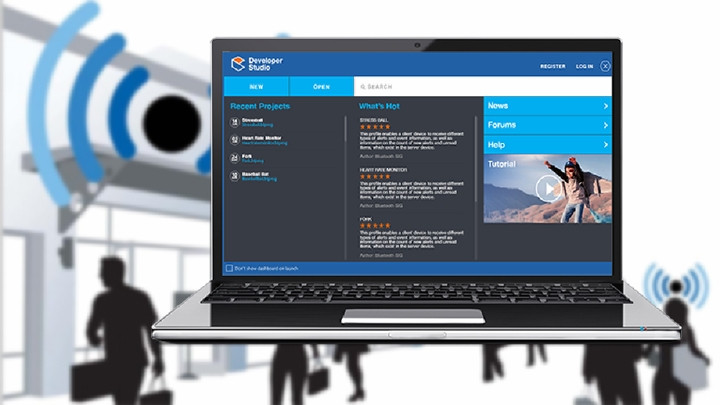 Giao diện bộ công cụ phát triển ứng dụng Bluetooth mới của Bluetooth SIG.