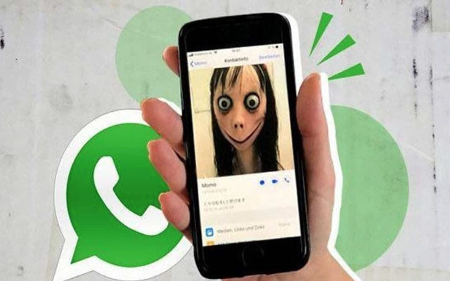 Ảnh minh họa Thử thách Momo. (Nguồn: WashingtonPost)