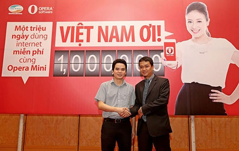 Một triệu ngày dùng internet miễn phí cùng Opera Mini