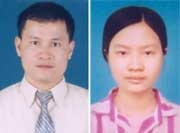 Chu Thế Tâm và Nguyễn Thị Nhâm.