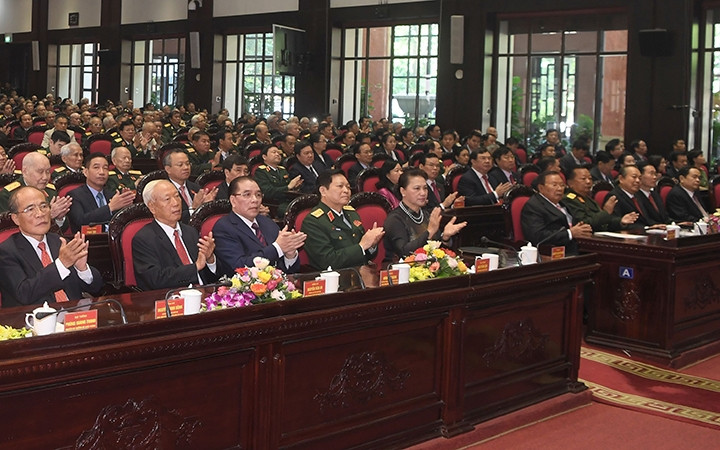 Các đại biểu dự lễ kỷ niệm. Ảnh: Trọng Hải