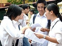 Học sinh trường THPT Trần Phú.