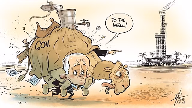 Biếm họa của DAVID POPE