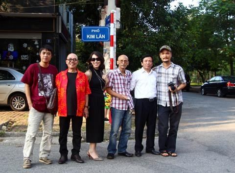 Phố Kim Lân. Ảnh do gia đình cung cấp.