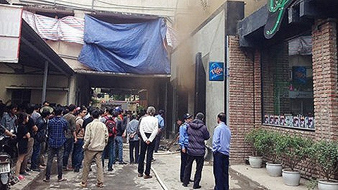 Hiện trường vụ cháy ngày 19-11. (Ảnh: Lao Động)