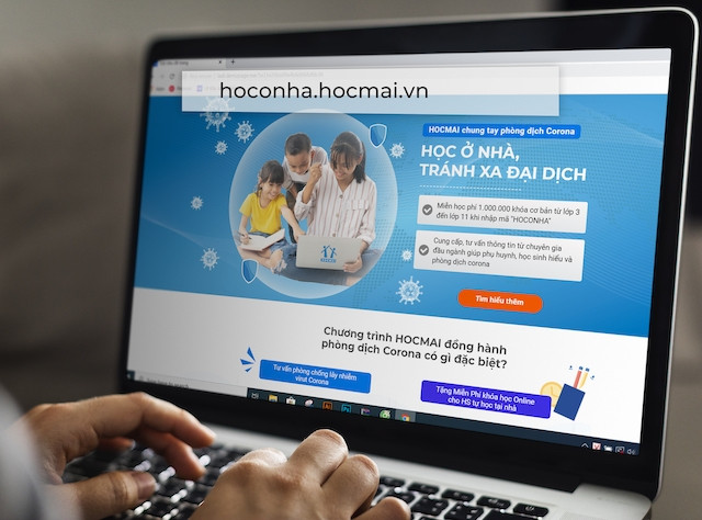 Giao diện cổng học trực tuyến miễn phí