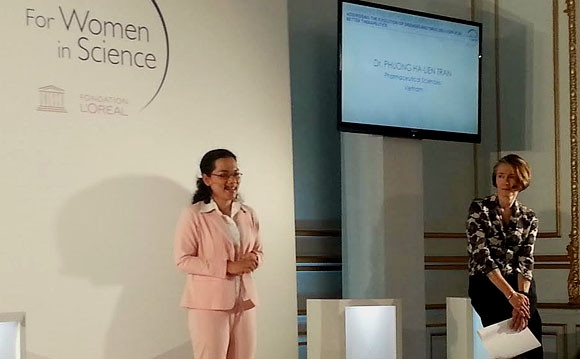 Nữ tiến sĩ Y khoa Việt Nam được nhận Giải thưởng L’Oréal-UNESCO
