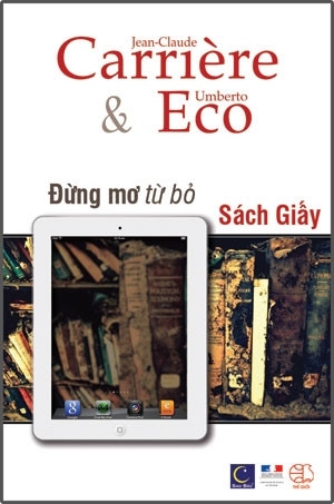 Bìa cuốn sách "Đừng mơ từ bỏ sách giấy". 