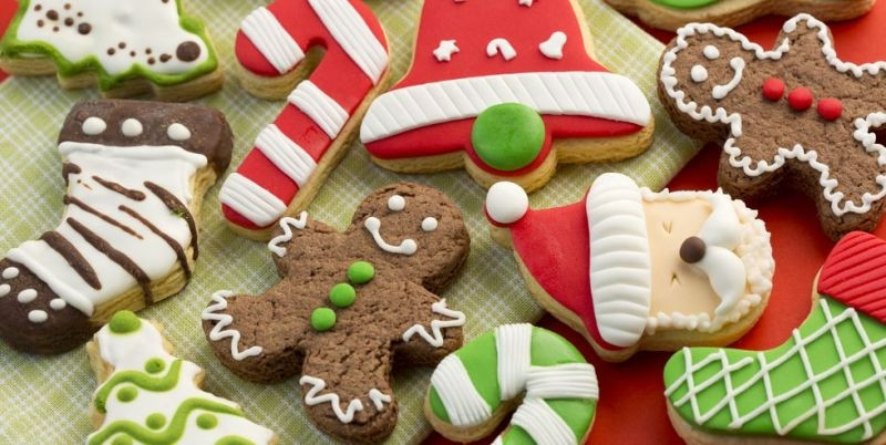 Món bánh quy bơ hay gừng không thể thiếu trong lễ Giáng sinh. (Ảnh: Pinterest)
