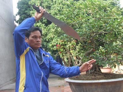 Võ sư Trần Huy Sơn.