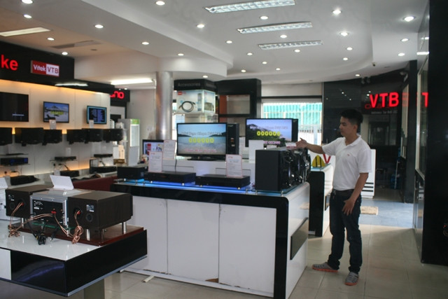Phòng giới thiệu sản phẩm của Viettronics Tân Bình.