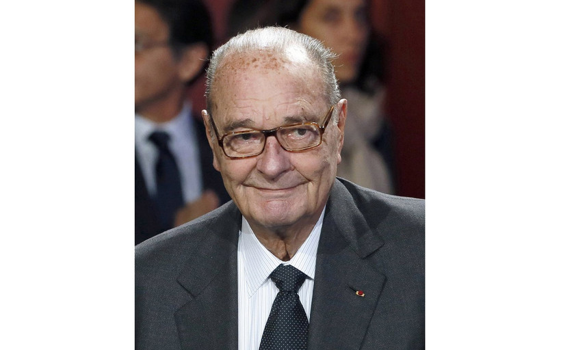 Cựu Tổng thống Pháp Jacques Chirac (Ảnh: AP) 