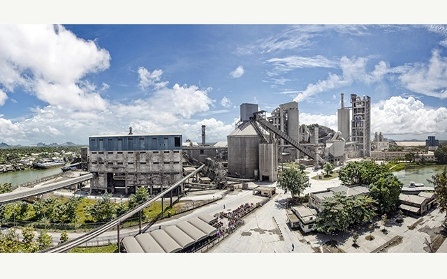 Nhà máy Xi-măng Kiên Lương thuộc Vicem Hà Tiên 1.