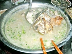 Cháo cá bống mú