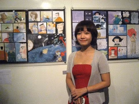 Tác giả trẻ Trần Thu Hương.