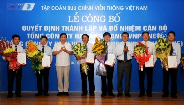 VNPT công bố quyết định thành lập ba tổng công ty