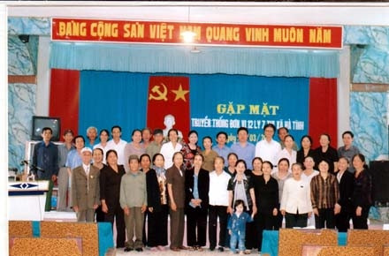 Buổi gặp mặt trong ngày truyền thống của Trung đội súng máy phòng không 12 ly 7 của thị xã Hà Tĩnh. 