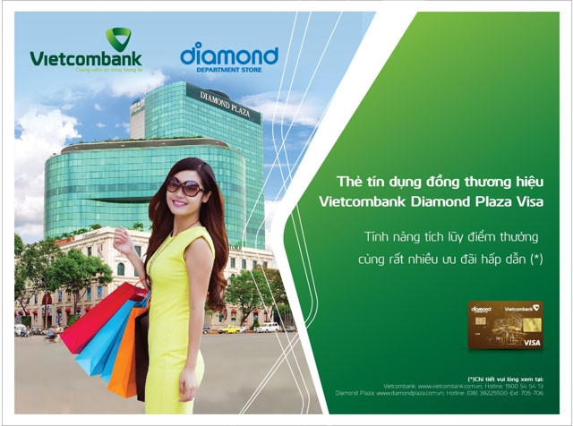 Ra mắt Thẻ đồng thương hiệu Vietcombank Diamond Plaza Visa