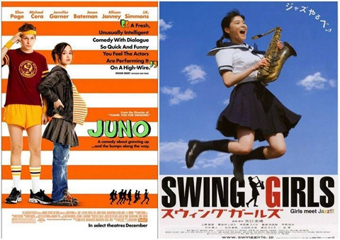 Chiếu phim Juno và Swing Girls