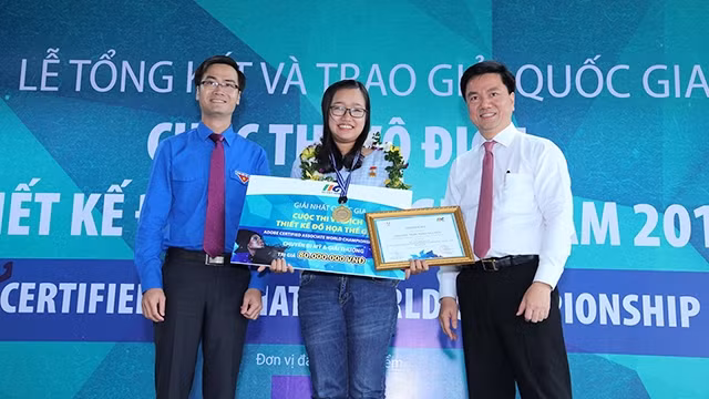 Nguyễn Trần Thảo Nguyên giành giải Nhất của cuộc thi Vô địch Thiết kế đồ họa thế giới 