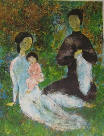 Gia đình - tranh Vũ Cao Đàm.