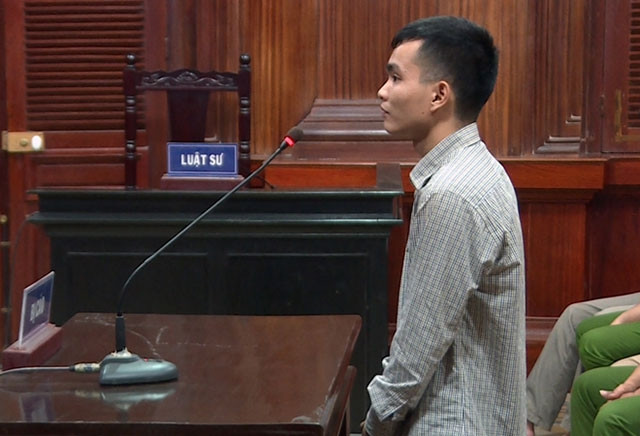 Bị cáo Trần Văn Quyền tại tòa.