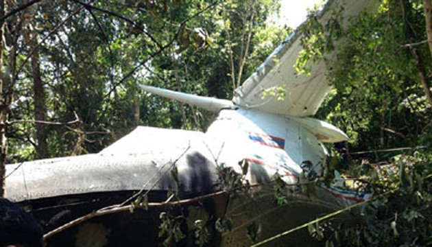 Hiện trường vụ tai nạn máy bay (ảnh: KPL) 