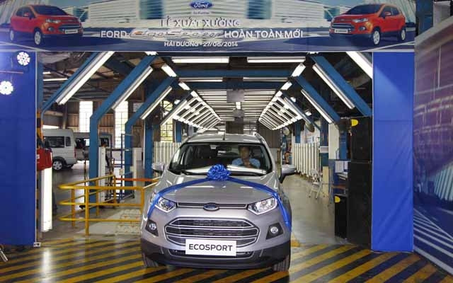 Ford Việt Nam chính thức xuất xưởng mẫu EcoSport mới