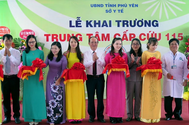 Khai trương Trung tâm cấp cứu 115 tại Bệnh viện Đa khoa tỉnh Phú Yên.