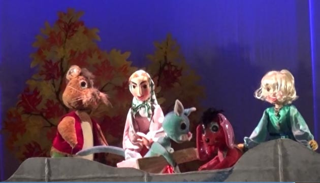 Vở Trái tim người mẹ - tác phẩm mới giúp Nhà hát giành giải thưởng tại LH múa rối quốc tế Hà Nội 2015.