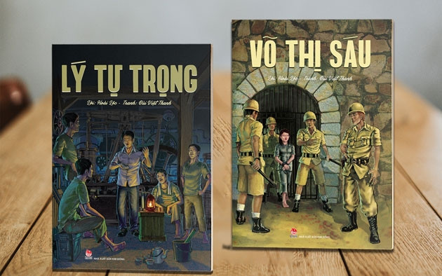 Ra mắt sách tranh màu khổ lớn về Võ Thị Sáu và Lý Tự Trọng