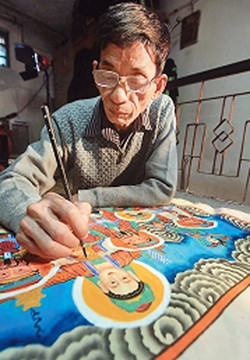 Giữ hồn tranh dân gian Hàng Trống 