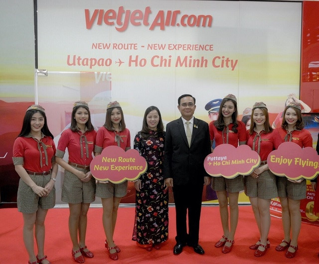 Thủ tướng Thái Lan chúc mừng Vietjet mở đường bay mới TP Hồ Chí Minh – Pattaya