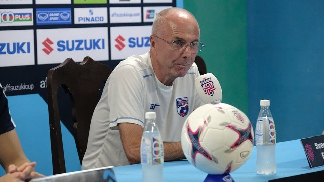 HLV kỳ cựu Sven-Goran Eriksson tự tin trước thềm đối đầu tuyển Việt Nam. (Ảnh: Lagardere Sports)