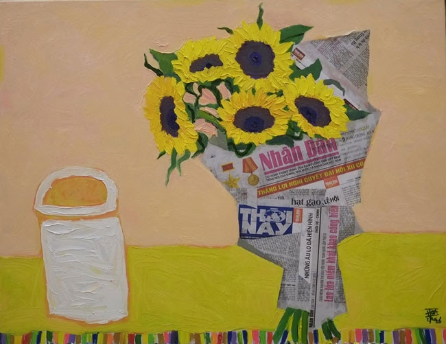 Tác phẩm “Ngày mới” của Đặng Xuân Hòa.