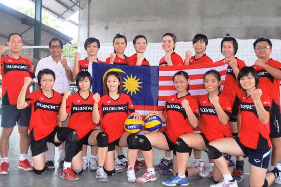 Đội tuyển bóng chuyền nữ Malaysia.