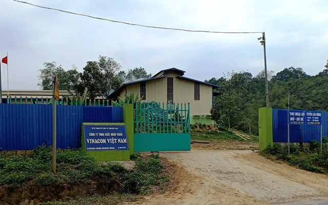 Xưởng sản xuất của Công ty Vinacom Việt Nam tại xã Cẩm Giàng, huyện Bạch Thông.