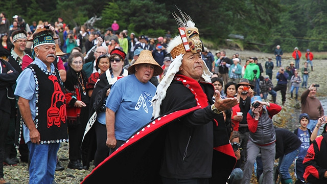 Lễ dựng vật tổ của người Haida. Ảnh: CPAWSBC