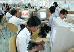 Một giờ tin học của SV Trường
Đại học Khoa học Tự nhiên
TP Hồ Chí Minh.
