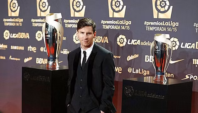 Messi giành danh hiệu Cầu thủ xuất sắc nhất La Liga 2014-2015