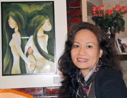 Nữ hoạ sĩ Trần Thuận.