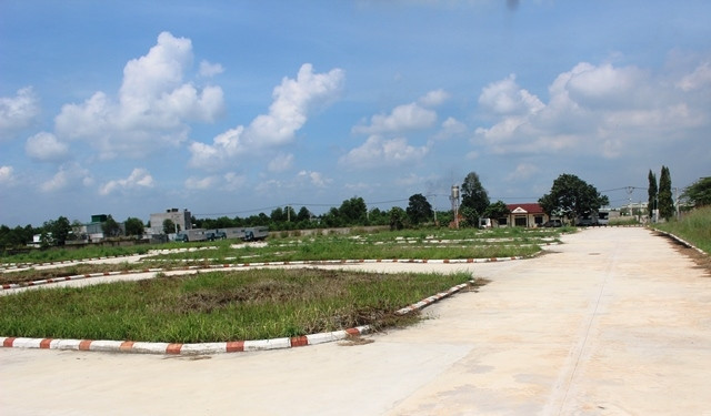 Công trình trung tâm dạy lái xe ô-tô quy mô lớn xây dựng trái phép.